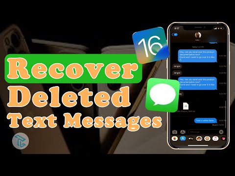 how to review deleted text messages on iphone